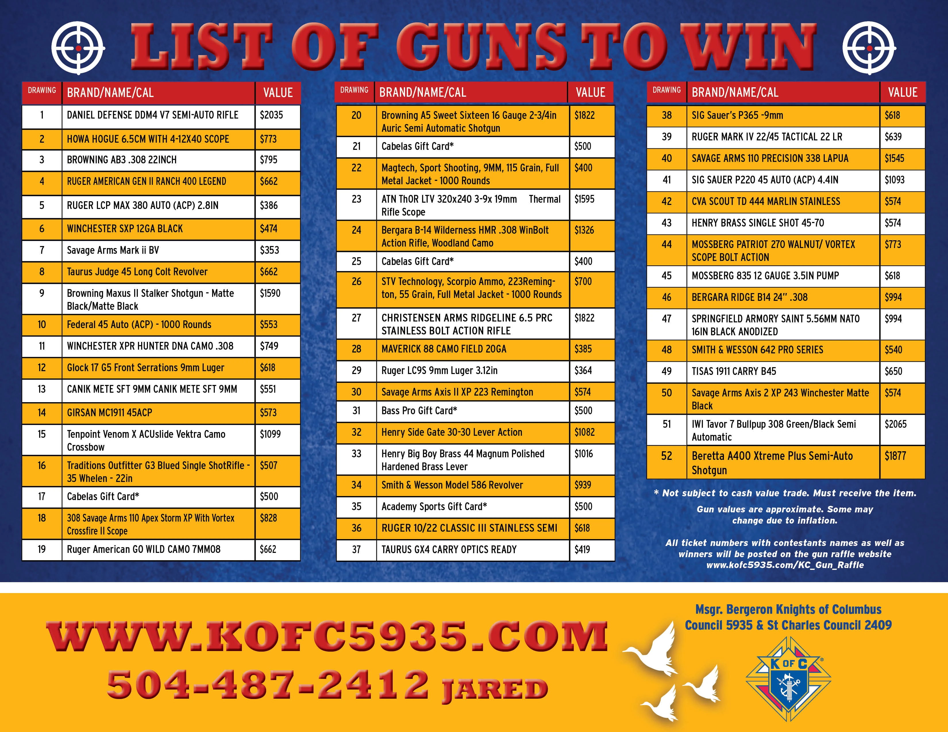 KC 2025 Gun Trifold, Pg 2